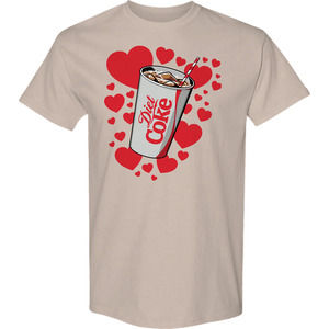 Hearts Diet Coke Tshirt